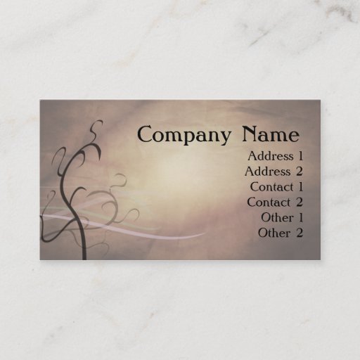 Customizable Vintage Business Card