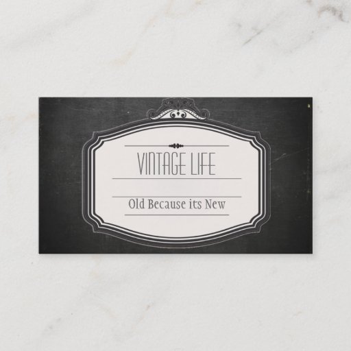 Customizable Vintage Business Card