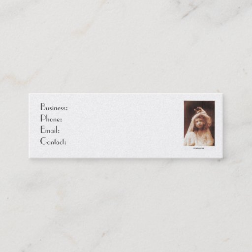 Customizable Vintage Business Card