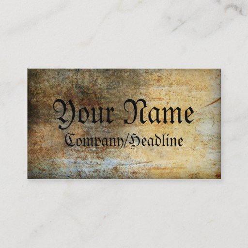 Customizable Vintage Business Card