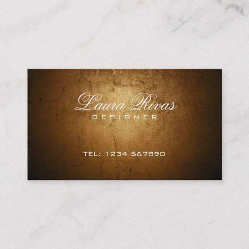 Customizable Vintage Business Card