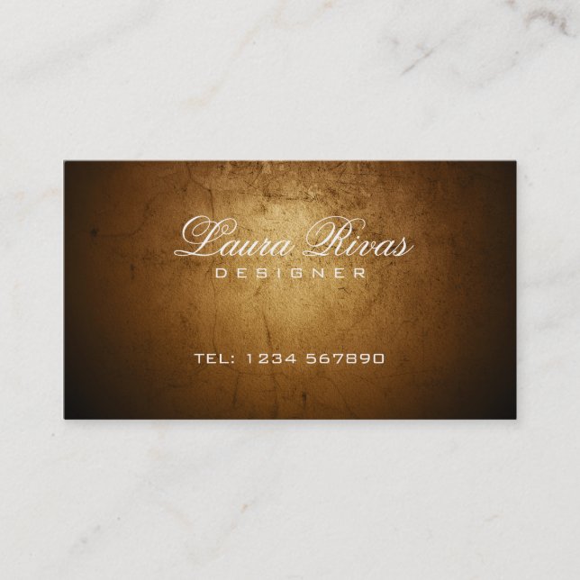 Vintage Business Card (Front)