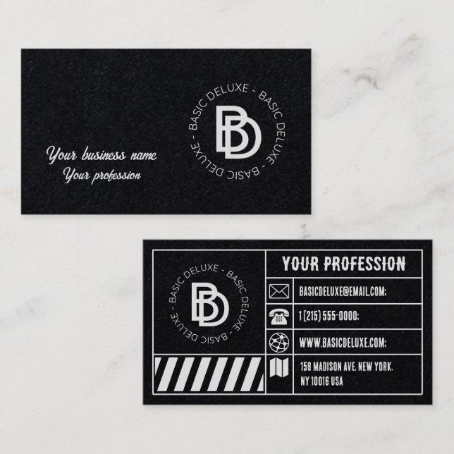 Vintage Business Card  (Front/Back)