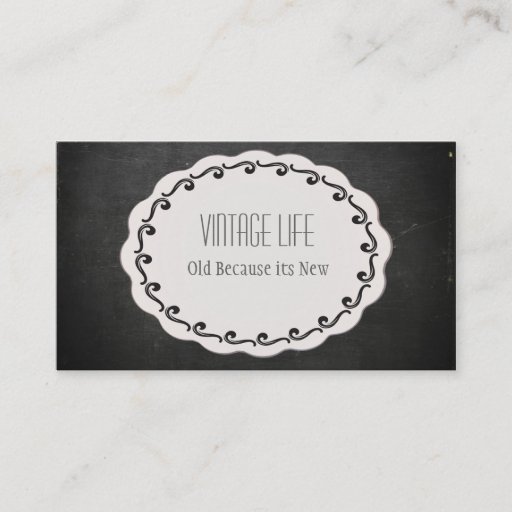 Customizable Vintage Business Card