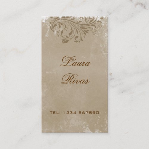 Vintage Business Card