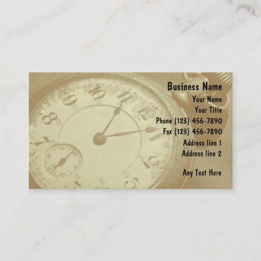 Customizable Vintage Business Cards