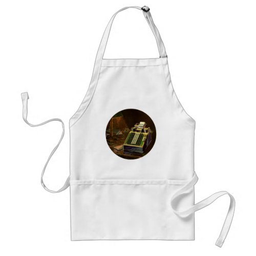 Vintage Business Comptometer Accounting Calculator Adult Apron