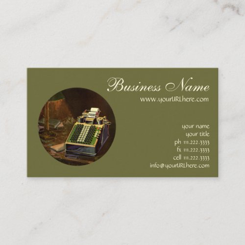 Vintage Business, Accountant, Accounting Machine Business Cards