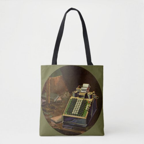 Vintage Business Comptometer Accounting Calculator Tote Bag