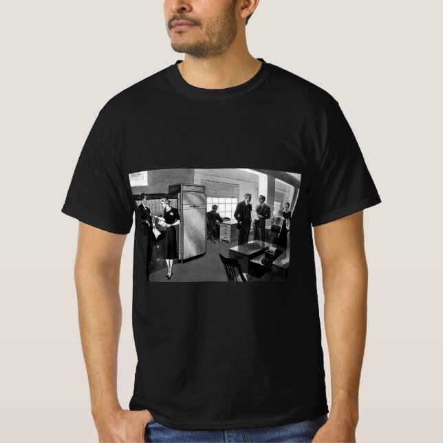 Vintage Business, Executive Businessmen Office T-Shirt (Front)