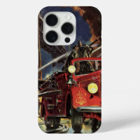 Vintage Business, Firemen Firefighters Fire Trucks