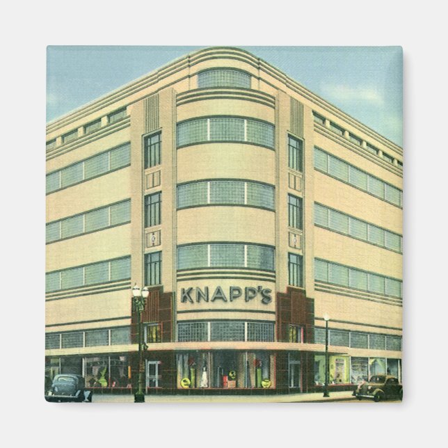 Vintage Business, Knapp's Department Store Magnet (Front)