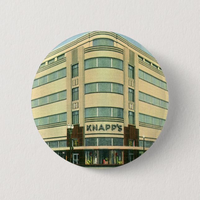 Vintage Business, Knapp's Department Store Pinback Button (Front)