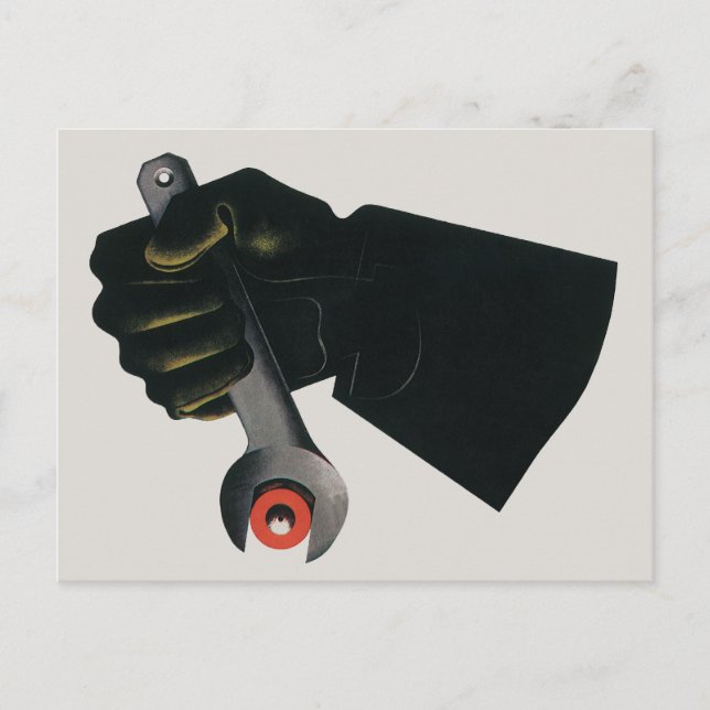 Vintage Business, Manufacturing Factory Machinist Postcard (Front)