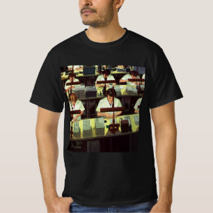 Vintage Business, Telephone Assembly Line Workers T-Shirt