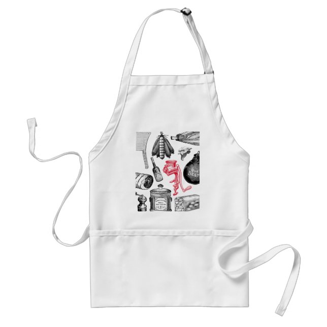 Vintage Butcher Adult Apron (Front)