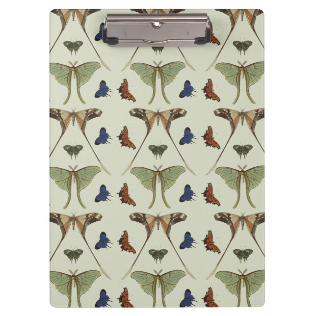 Vintage Butterflies Clipboard (Front)