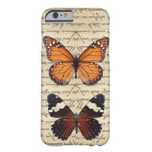 Vintage butterflies collection barely there iPhone 6 case
