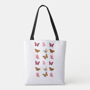 Vintage Butterflies – Colorful Entomology Illustra Tote Bag