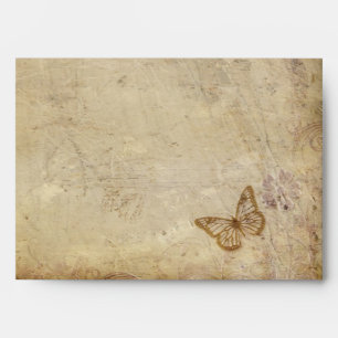 Vintage Butterflies Envelope