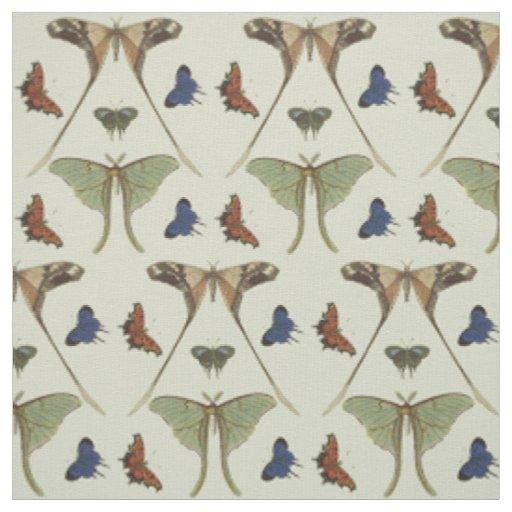 Vintage Butterflies Fabric