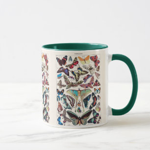 Vintage Butterflies Illustration by Adolphe Millot Mug