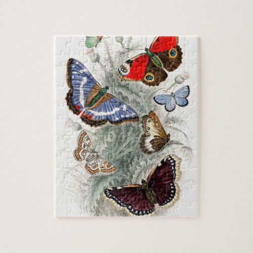 Vintage Butterflies Jigsaw Puzzle