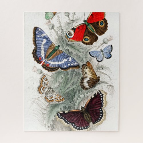 Vintage Butterflies Jigsaw Puzzle