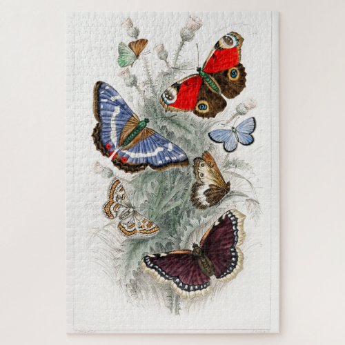 Vintage Butterflies Jigsaw Puzzle