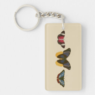 Vintage Butterflies Keychain