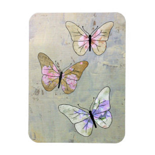 Vintage Butterflies Magnet