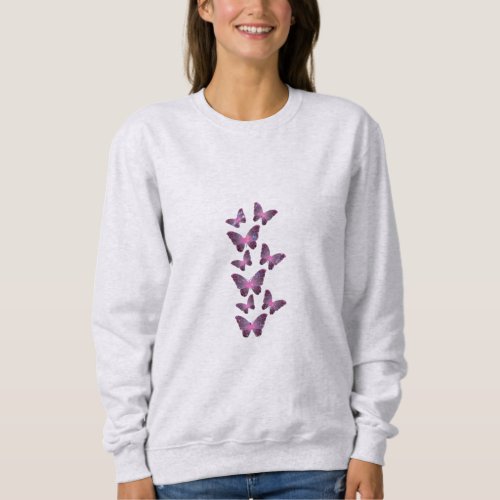 Vintage Butterflies Moth Insects and  Sweater