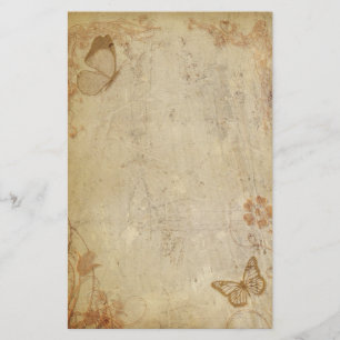 Vintage Butterflies Stationery