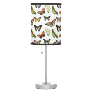 Vintage Butterflies Table Lamp
