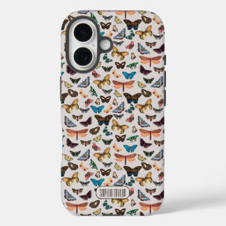 Vintage butterfly Aesthetic iPhone 16 Case