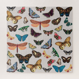 Vintage butterfly Aesthetic Jigsaw Puzzle