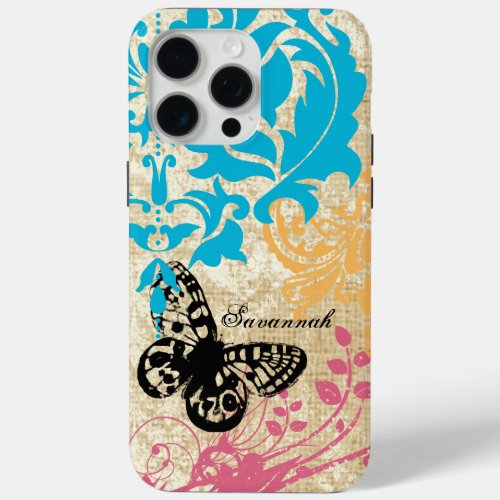 Vintage Butterfly  iPhone 15 Pro Max Case