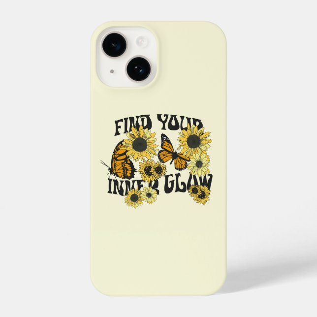 Vintage Butterfly | Find Your Inner Glow iPhone Case (Back)