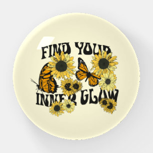 Vintage Butterfly Find Your Inner Glow Paperweight