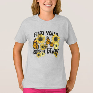 Vintage Butterfly Find Your Inner Glow T-Shirt