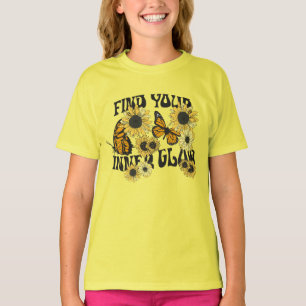 Vintage Butterfly   Find Your Inner Glow T-Shirt