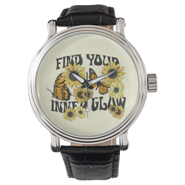 Vintage Butterfly | Find Your Inner Glow Watch (Front)