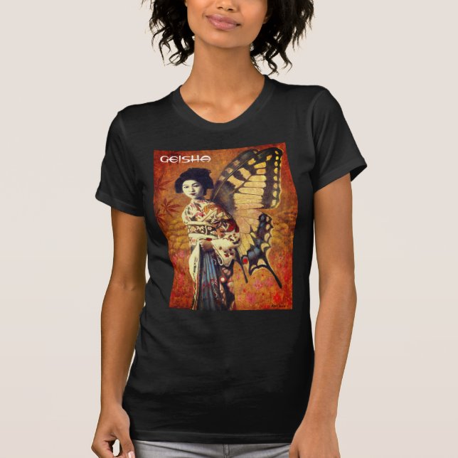 Vintage Butterfly Geisha Women's T-shirt (Front)