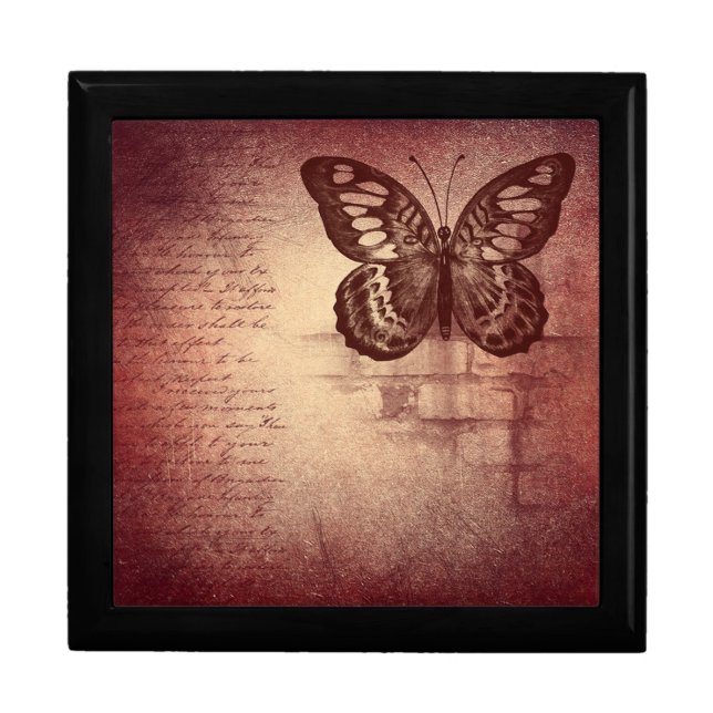 Vintage Butterfly Gift Box (Front)