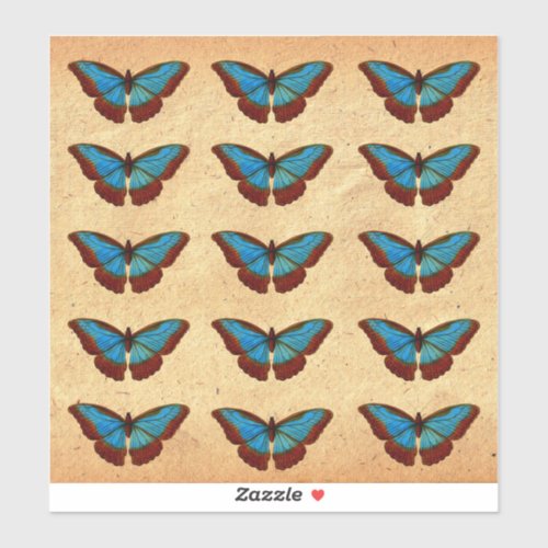 Vintage Butterfly Illustration Sticker