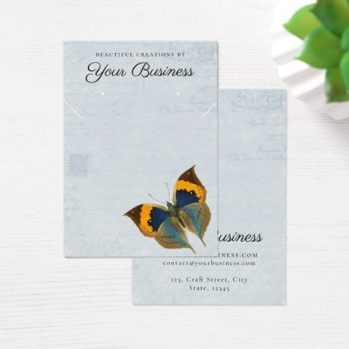 Vintage Butterfly Jewelry Earring Display Card