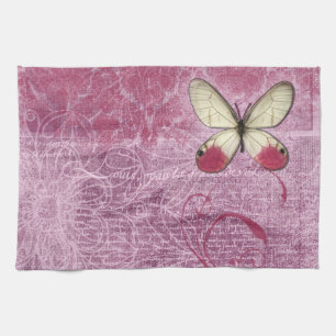 Vintage Butterfly Kitchen Towel