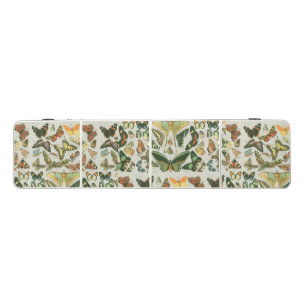 Vintage Butterfly Moth Pattern Print Beer Pong Table