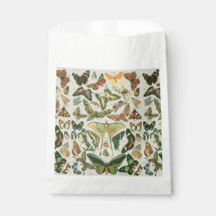 Vintage Butterfly Moth Pattern Print Favor Bag