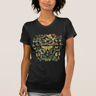 Vintage Butterfly Moth Pattern Print T-Shirt
